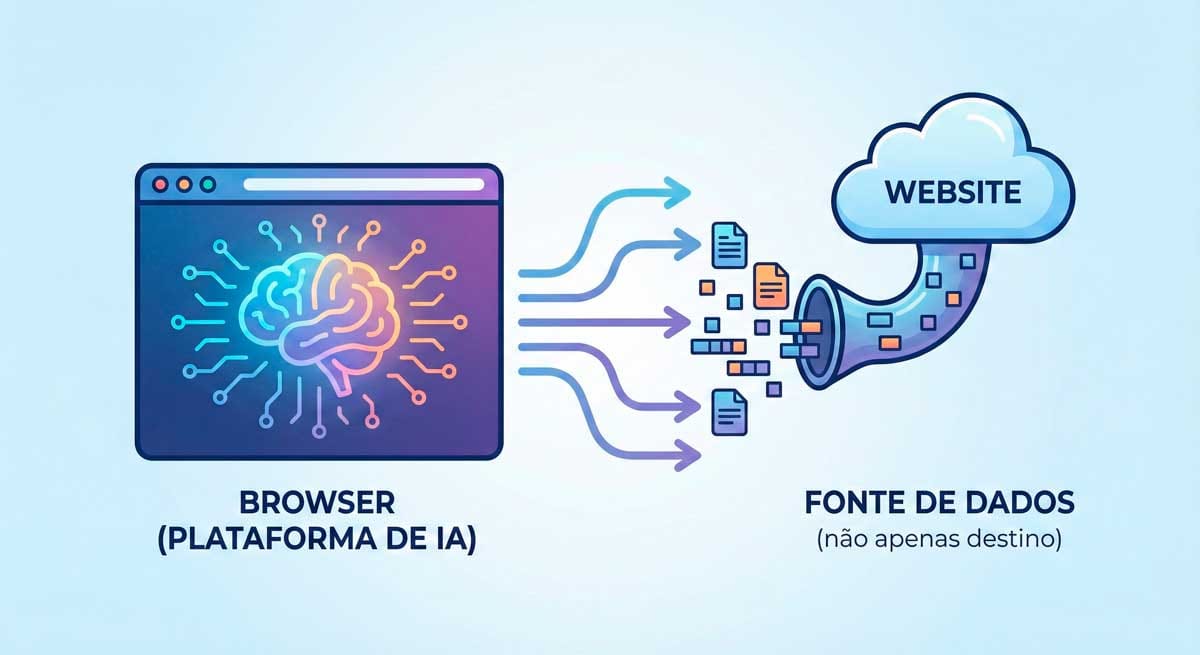 Tendências de Marketing Digital para Hotelaria em Portugal (2026) 6 Os browsers vao tornar se plataformas de IA e o seu site passa a ser fonte nao so destino